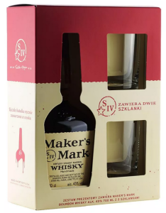 BOURBON MAKER'S MARK + 2 SZKLANKI 0,7L / 45%