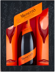 Prosecco Mionetto brut + 2 kieliszki 0,75L / 11%