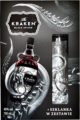 RUM KRAKEN BLACK SPICED ZE SZKLANKĄ 0,7L