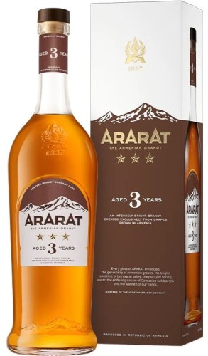BRANDY ARARAT 3 YO W KARTONIKU 0,7L / 40%