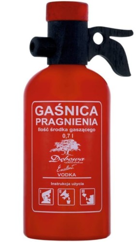 WÓDKA DĘBOWA POLSKA EXCELLENT GAŚNICA 0,7L