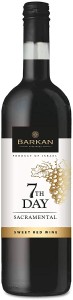 Wino Barkan 7th Day Sacramental 0,75l / 11%