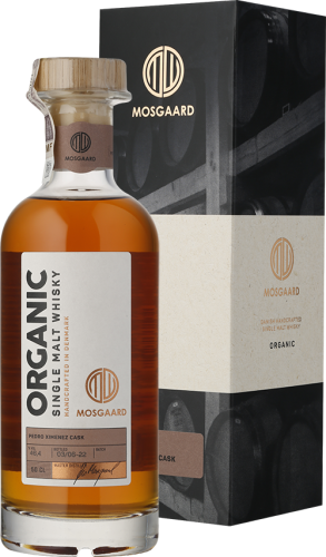 WHISKY MOSGAARD ORGANIC PEDRO XIMENEZ CASK 0,5L / 46,4%