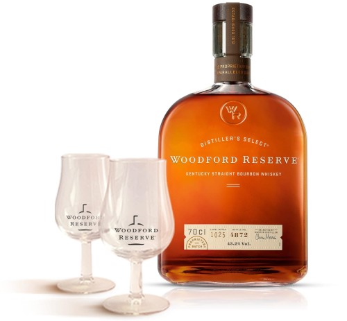 WOODFORD RESERVE DISTILLER'S SELECT Z KIELISZKAMI