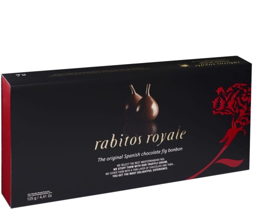 FIGI W CZEKOLADZIE Z BRANDY RABITOS ROYALE 125G