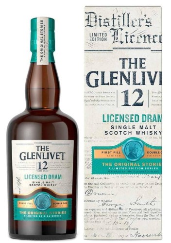 THE GLENLIVET 12 YO LICENSED DRAM