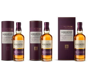 ZESTAW WHISKY LONGMORN: 25YO, 23YO, 18YO