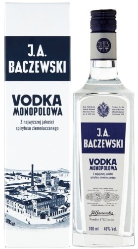 J.A. Baczewski Wódka Monopolowa w kartoniku