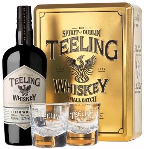 TEELING SMALL BATCH RUM CASK + 2 SZKLANKI