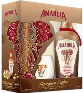 Amarula Ethiopian Coffe + 2 szklanki 0,7L / 15,5% 