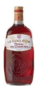 Pineau des Charentes Le Coq d'Or rose Hardy 0,75L / 17%