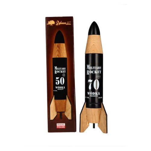 WÓDKA DĘBOWA MILITARY ROCKET PREMIUM 0,7L kartonik.jpg
