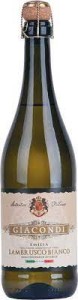 Wino musujące Lambrusco bianco   Giacondi 0,75L / 7,5%