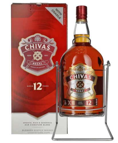 WHISKY CHIVAS REGAL 12 YO NA HUŚTAWCE 4,5L 40%.png