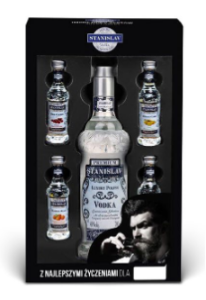 Wódka Stanislav 0,7L / 40% + 4 miniaturki 0,05L / 37,5%