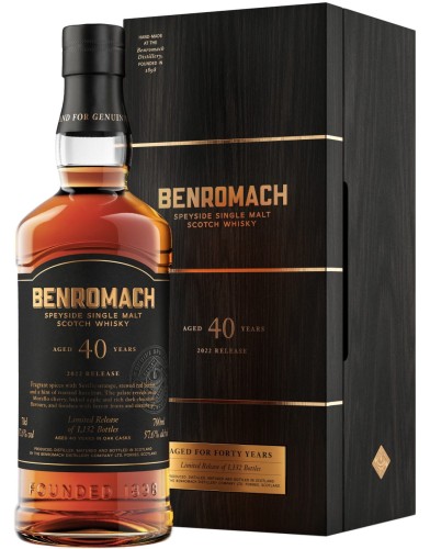 BENROMACH 40 YO 2022