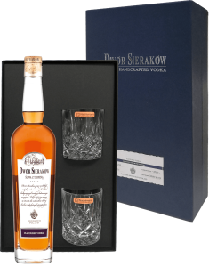 Wódka Dwór Sieraków Śliwa z Tarniną + 2 szklanki 0,7L / 40%