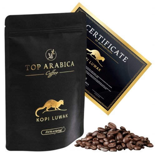 Najdroższa kawa świata kawa kopi luwak ziarno