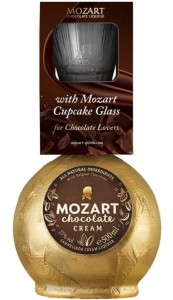 Likier Mozart Chocolate Cream Gold 0,5L / 17% + szklaneczka