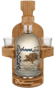 Wódka Dębowa Polska Stojak singiel + 2 kieliszki 0,7L / 40%