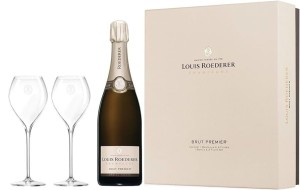 Szampan Louis Roederer premieur + 2 kieliszki 0,75L / 12% 