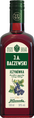 WÓDKA J.A. BACZEWSKI JEŻYNÓWKA 0,5L 38%.png