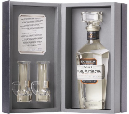 WÓDKA MANUFAKTUROWA ROCZNIKOWANA 2023 +2 KIELISZKI
