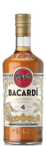 BACARDI ANEJO CUATRO 4 YO 0,7L / 40%