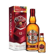 Whisky Chivas Regal 12 yo 0,7L / 40% + Chivas 13yo Oloroso 0,05L / 40%