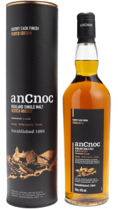 Whisky AnCnoc Sherry Finish Peated 0,7L / 43% 