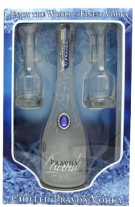 WÓDKA PRAVDA 0,35L / 40% + 2 KIELISZKI