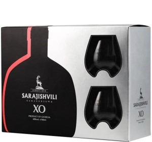 Brandy Sarajishvili XO + 2 szklanki 0,7L / 40% 