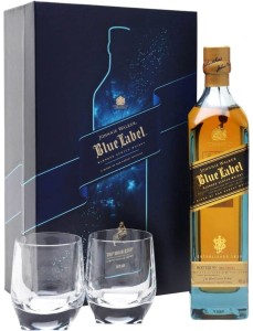Johnnie Walker Blue Label 200th Anniversary ze szklankami 0,7L / 40%