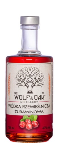 WÓDKA WOLF & OAK ŻURAWINOWA