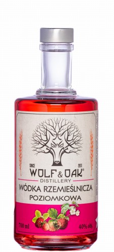 WÓDKA WOLF & OAK POZIOMKOWA