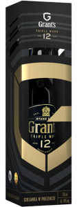 Grant’s 12 yo Triple Wood ze szklanką 0,7L / 40%