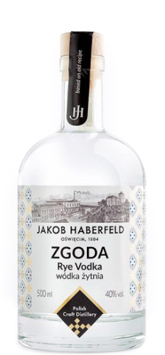 Wódka Jakob Haberfeld Zgoda Żytnia 0,5L