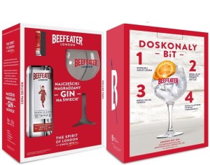 GIN BEEFEATER Z KIELISZKIEM 0,7L / 40%