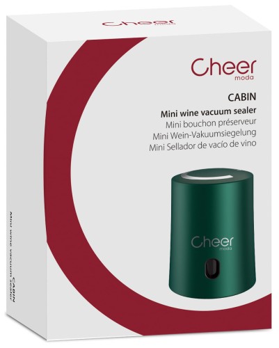 KOREK PRÓŻNIOWY ZIELONY CABIN CHEER