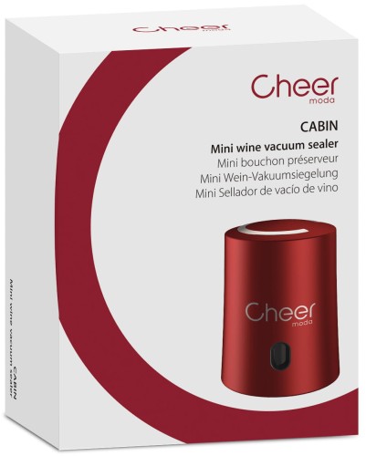 KOREK PRÓŻNIOWY CZERWONY CABIN CHEER