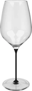 Kieliszek do wina Cheer Lava Glass czarny 430ml 