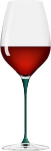 Kieliszek do wina Cheer Lava Glass zielony 430ml 