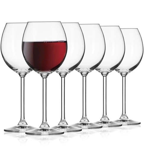 kieliszki do wina czerwonego Krosno Venezia 350 ml - 6 szt.