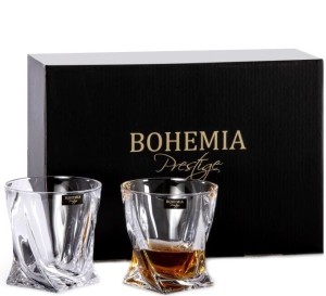 SZKLANKI DO WHISKY BOHEMIA PRESTIGE QUADRO - 6SZT