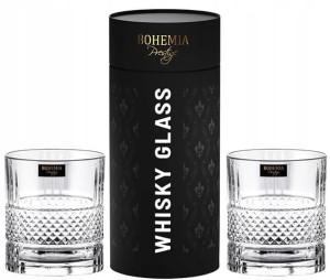 SZKLANKI DO WHISKY BOHEMIA PRESTIGE ELEGANTE - 2 SZT
