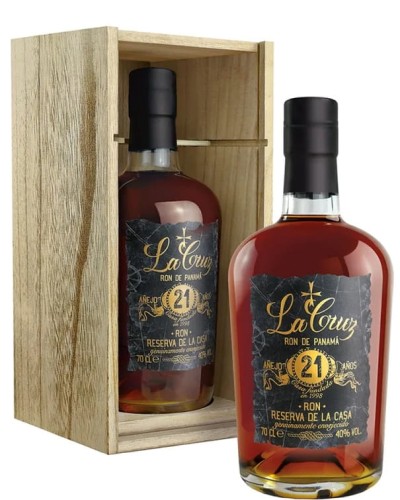 RUM LA CRUZ 21 YO W SKRZYNCE