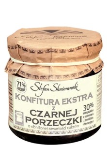 KONFITURA Z CZARNEJ PORZECZKI  SKWIERAWSKI 200G 