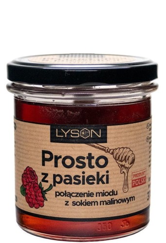 MIÓD Z SOKIEM MALINOWYM