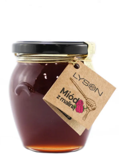 MIÓD Z MALINĄ AMFORA 270G LYSON 