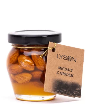 MIGDAŁY Z MIODEM LYSON 120G